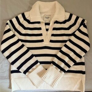 Abercrombie Collared Striped Sweater